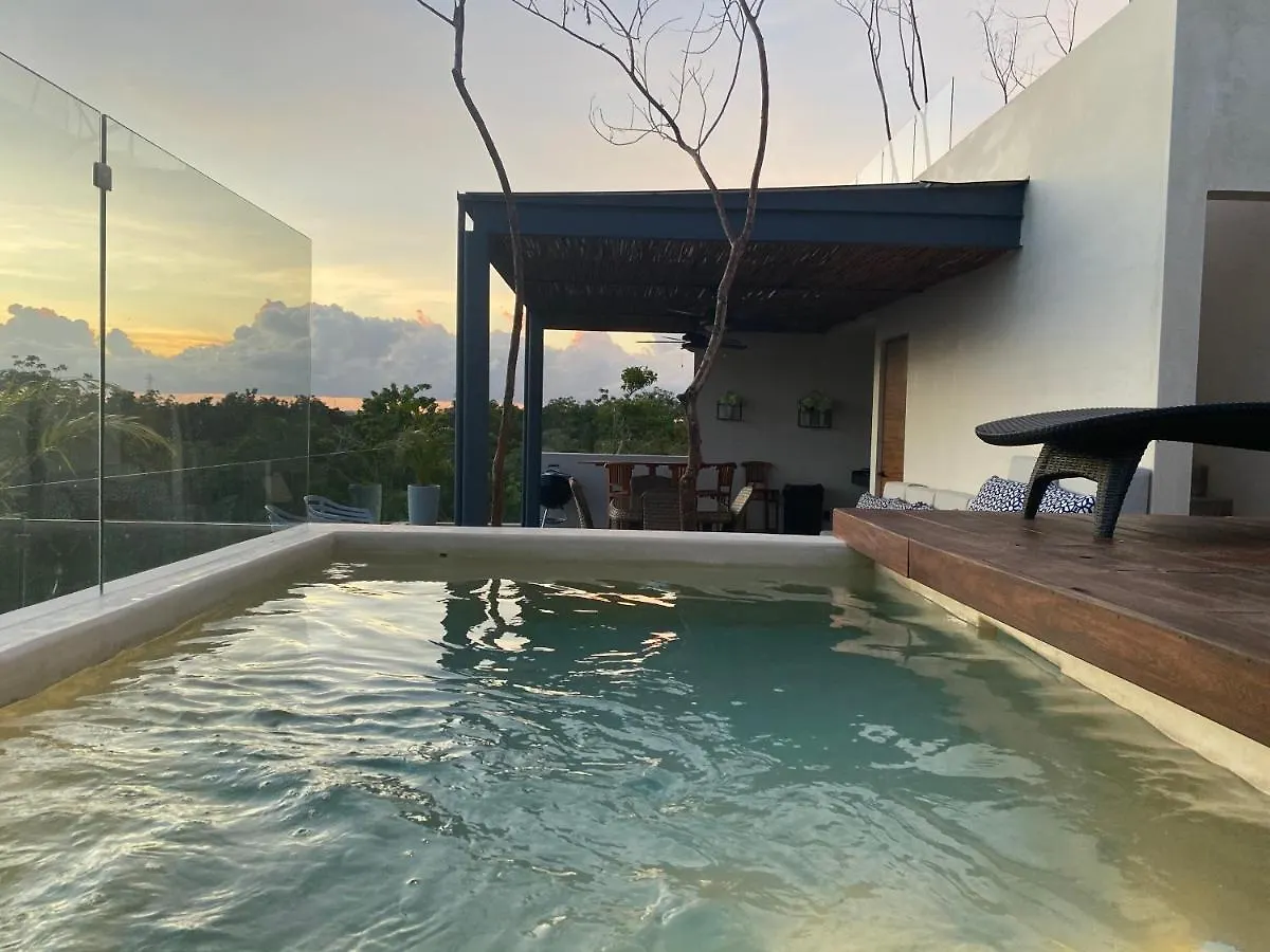 Kataleya Tulum: Jungle Penthouse with Private Pool and Rooftop Oasis