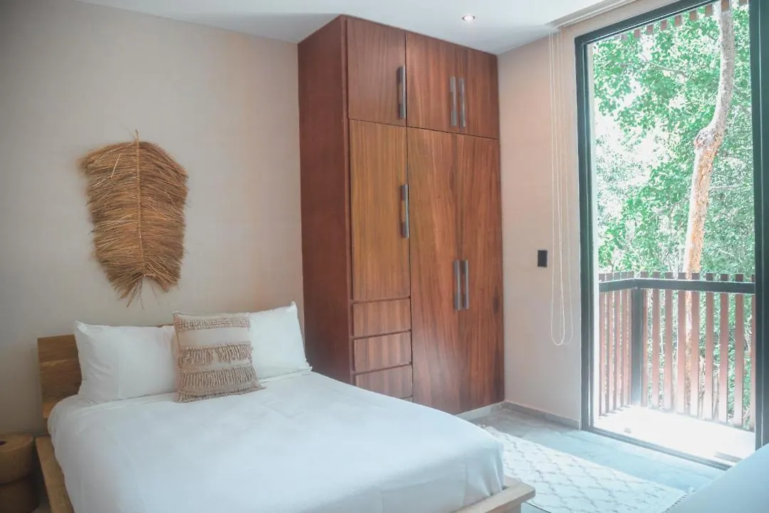 Appartement Kataleya Tulum By Zaazil - Amazing Penthouse Plus Aptartment , Up To 16 People, Private Pool, Terrace , Roof Top And Hot Tub In Luum Zama In The Jungle Mexique
