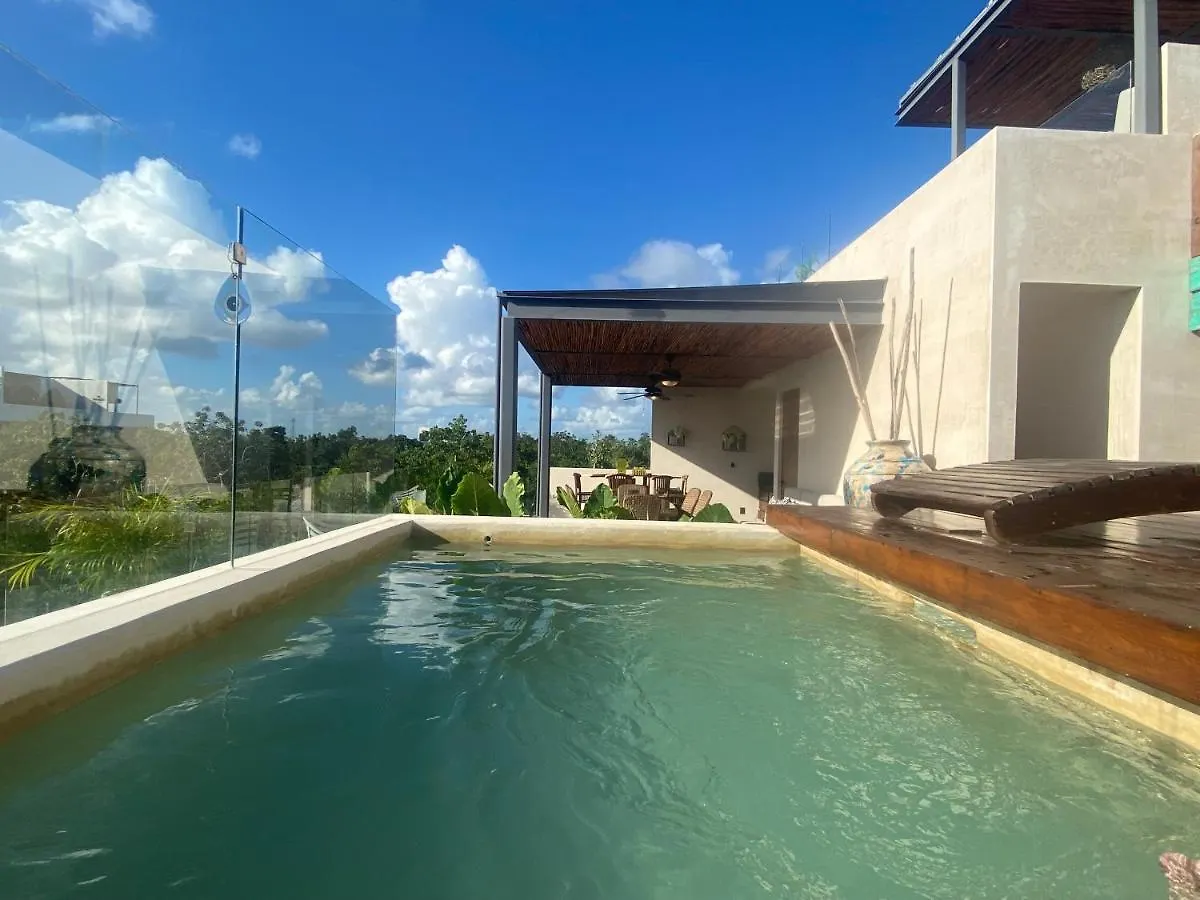 Kataleya Tulum By Zaazil - Amazing Penthouse Plus Aptartment , Up To 16 People, Private Pool, Terrace , Roof Top And Hot Tub In Luum Zama In The Jungle Appartement